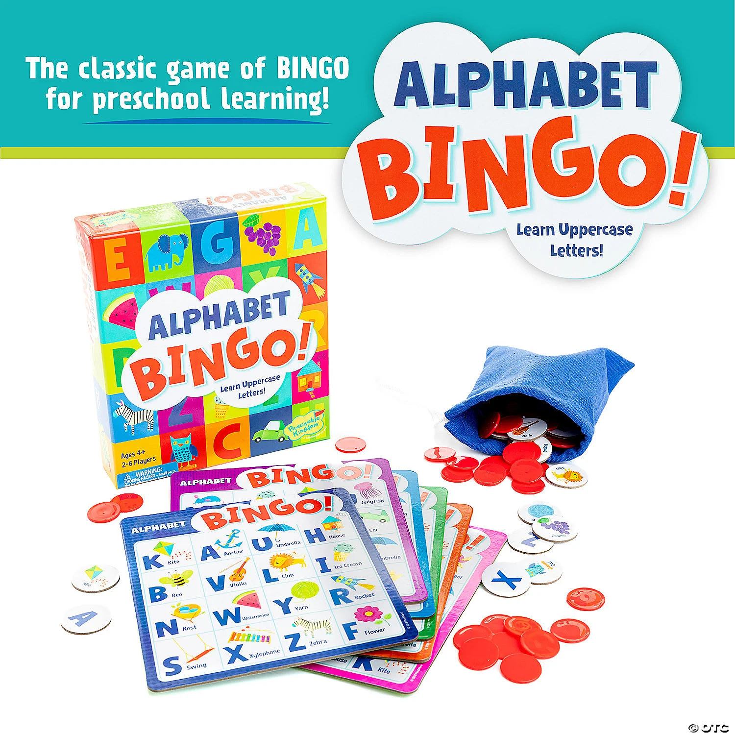 MW Alphabet Bingo Board Game 2 MW Alphabet Bingo Board Game - Image 2