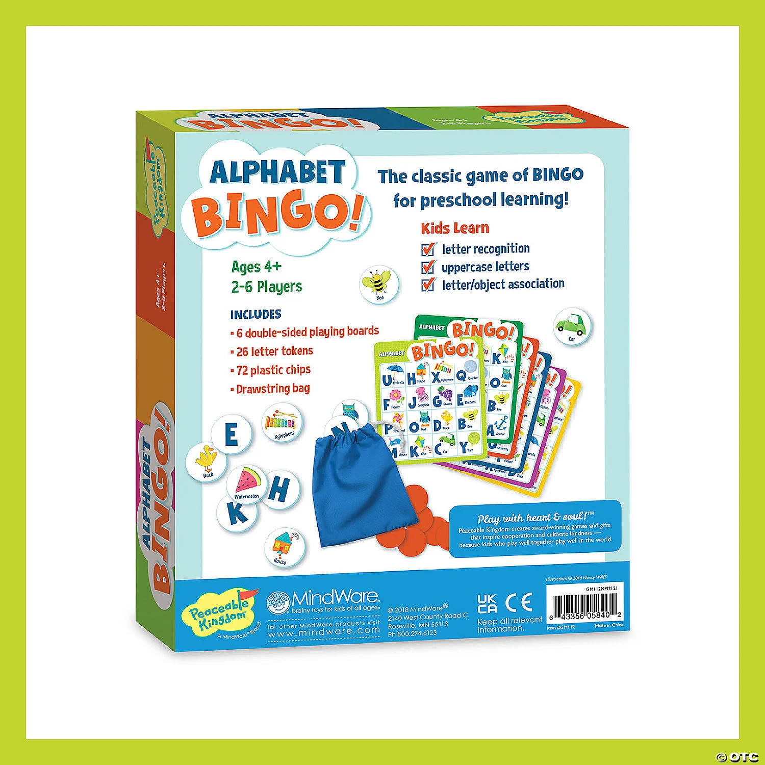 MW Alphabet Bingo Board Game 5 MW Alphabet Bingo Board Game - Image 5
