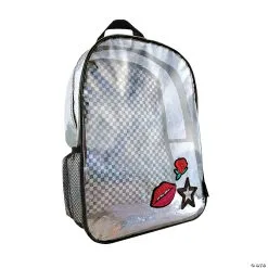 MW Clear Transparent Holographic Backpack