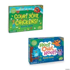 MW Count Your Chickens And Hoot Owl Hoot: Set Of 2