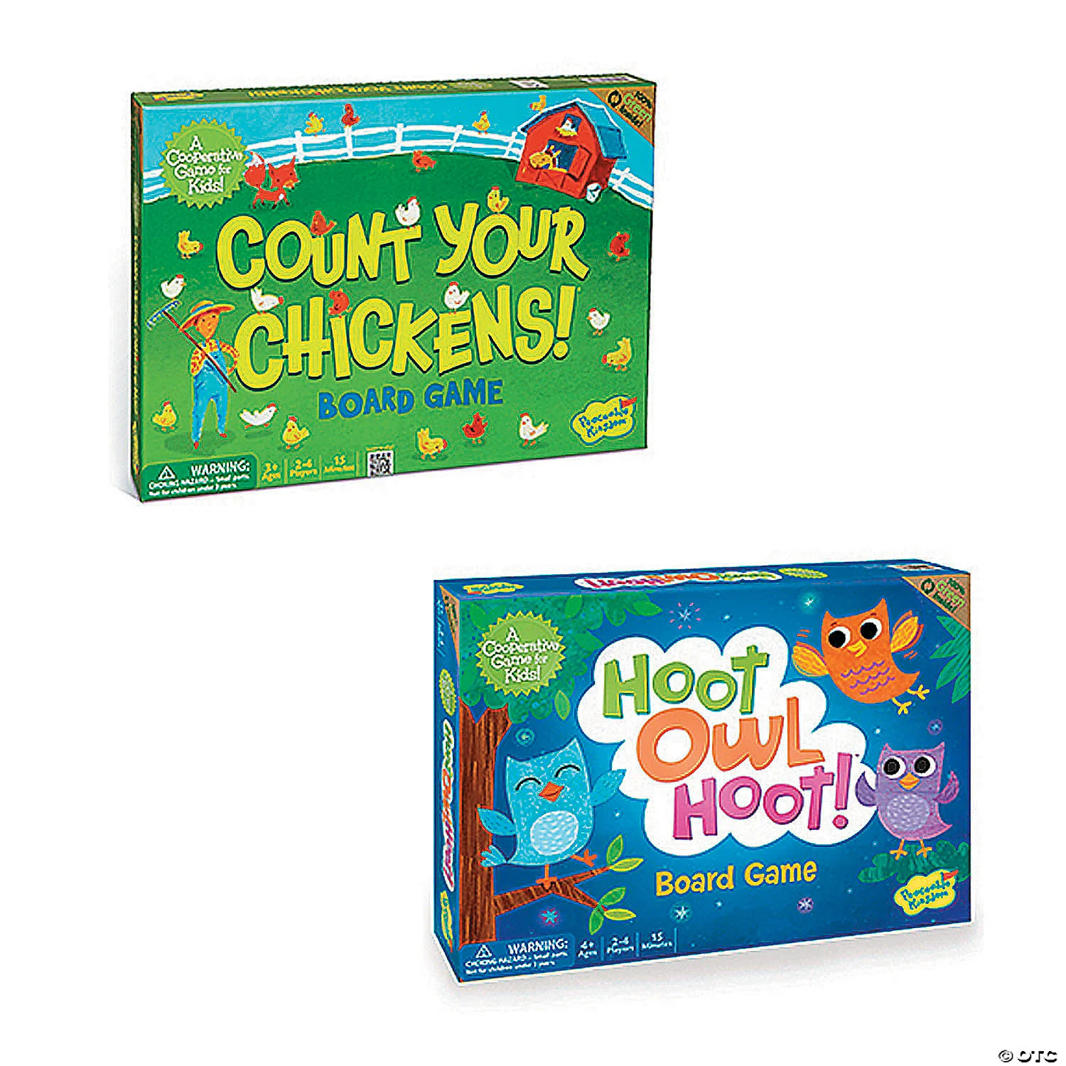 MW Count Your Chickens And Hoot Owl Hoot: Set Of 2 1 MW Count Your Chickens And Hoot Owl Hoot: Set Of 2