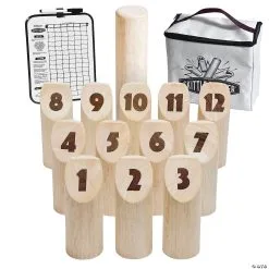 MW GoSports Skittle Scatter Numbered Block Toss Game