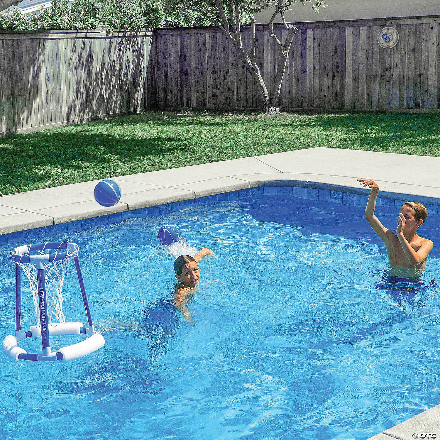 MW GoSports Splash Hoop 360 Floating Pool Basketball Game, Includes: Hoop, 2 Balls And Pump 5 MW GoSports Splash Hoop 360 Floating Pool Basketball Game, Includes: Hoop, 2 Balls And Pump - Image 5
