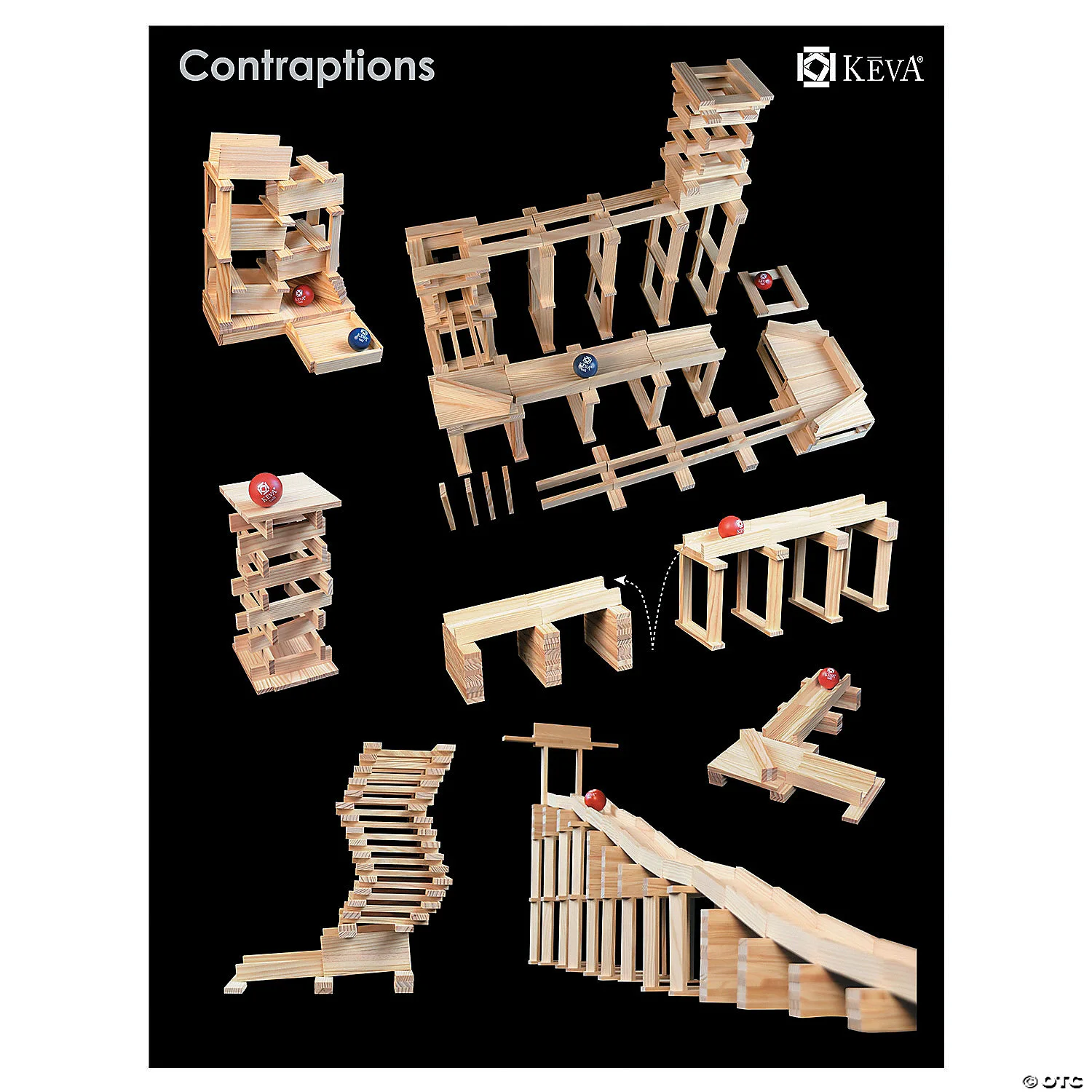MW KEVA: Contraptions 200 Plank Set 2 MW KEVA: Contraptions 200 Plank Set - Image 2