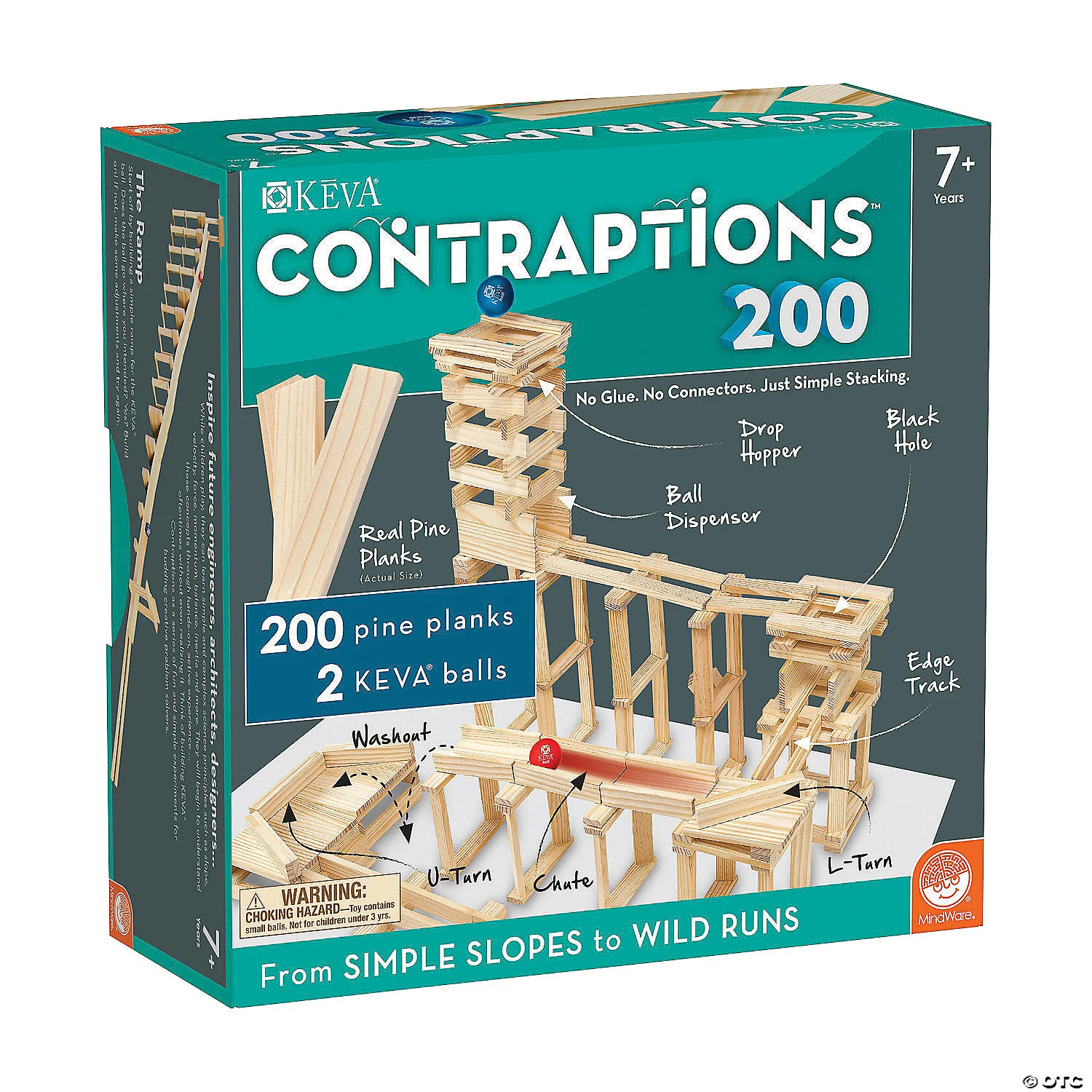 MW KEVA: Contraptions 200 Plank Set 1 MW KEVA: Contraptions 200 Plank Set
