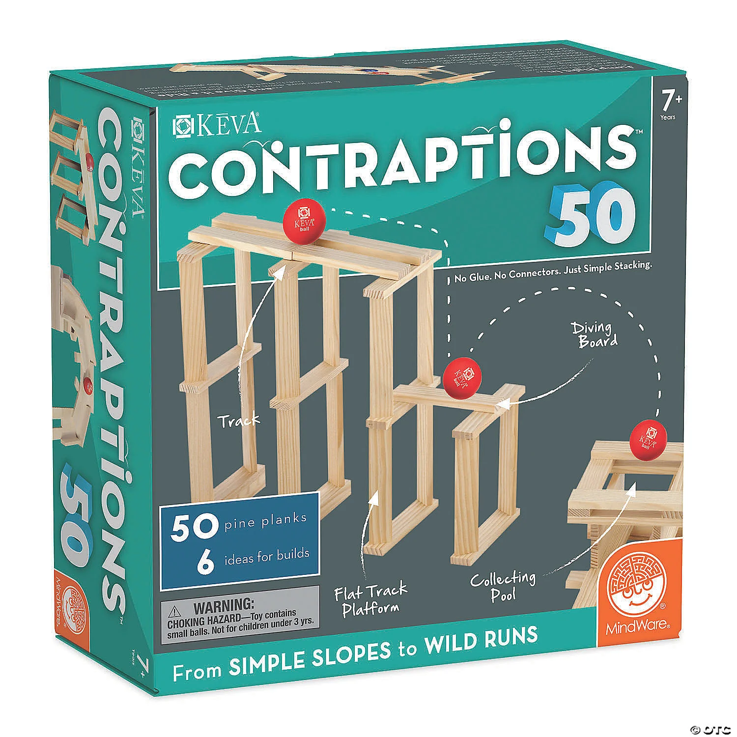 MW KEVA Contraptions 50 Plank Set 1 MW KEVA Contraptions 50 Plank Set