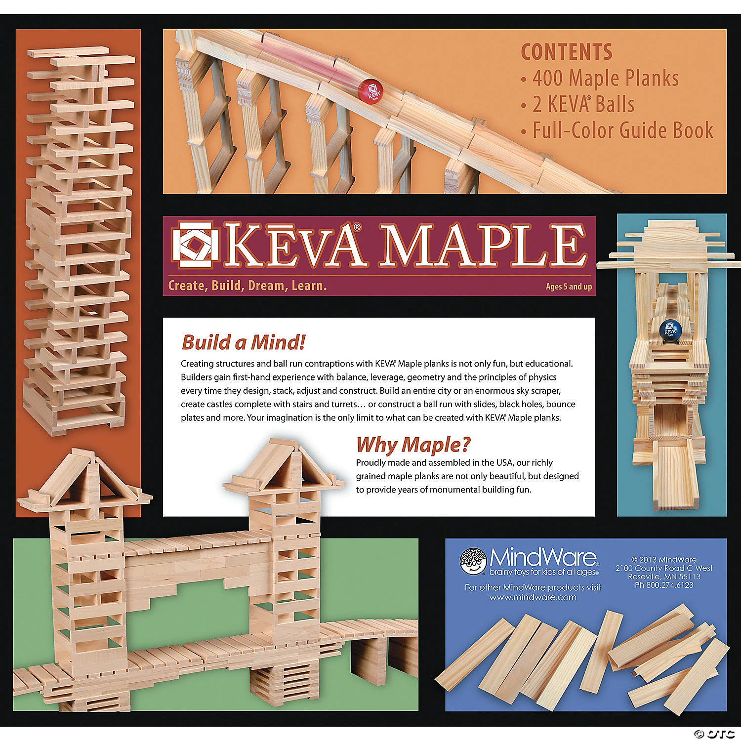 MW KEVA Maple 400 Plank Set 2 MW KEVA Maple 400 Plank Set - Image 2