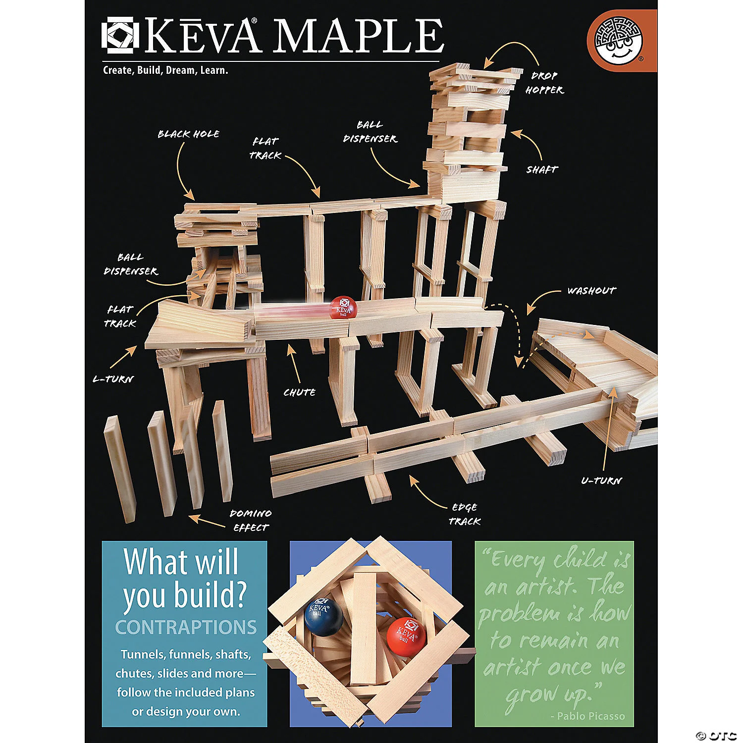 MW KEVA Maple 400 Plank Set 3 MW KEVA Maple 400 Plank Set - Image 3