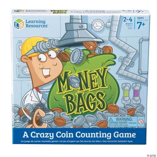 MW Learning Resources® Money Bags™ A Crazy Coin Counting Game Gr 2+ -Award Winners Shop learning resources sup sup money bags a crazy coin counting game gr 213831783