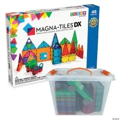 MW Magna-Tiles® 48 Piece Set With FREE Storage Bin