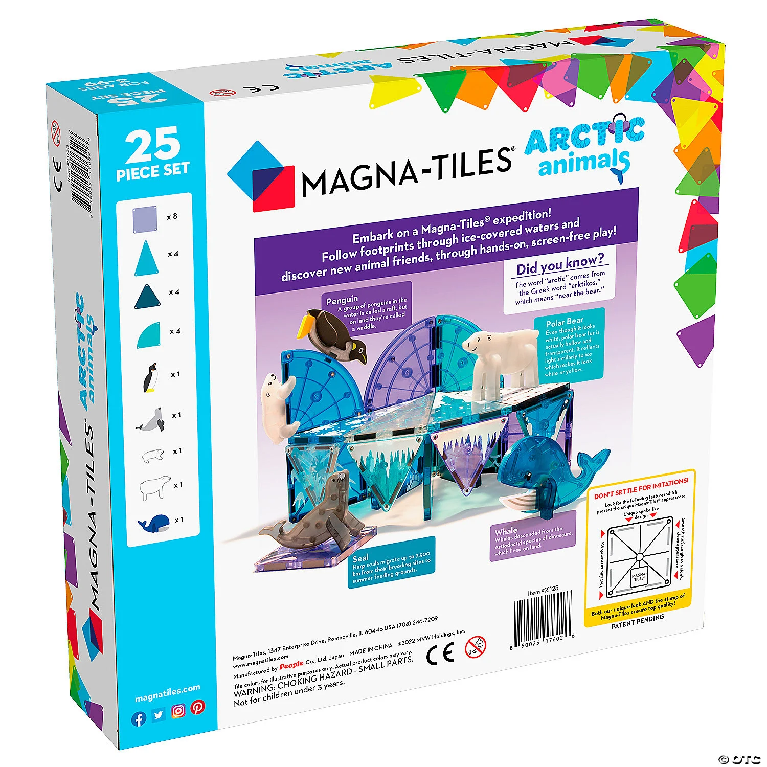 MW Magna-Tiles® Arctic Animals 25-Piece Set 5 MW Magna-Tiles® Arctic Animals 25-Piece Set - Image 5