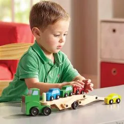 MW Melissa & Doug Car Carrier Truck & Cars Wooden Toy Set -Award Winners Shop melissa and doug car carrier truck and cars wooden toy set14272386 a04