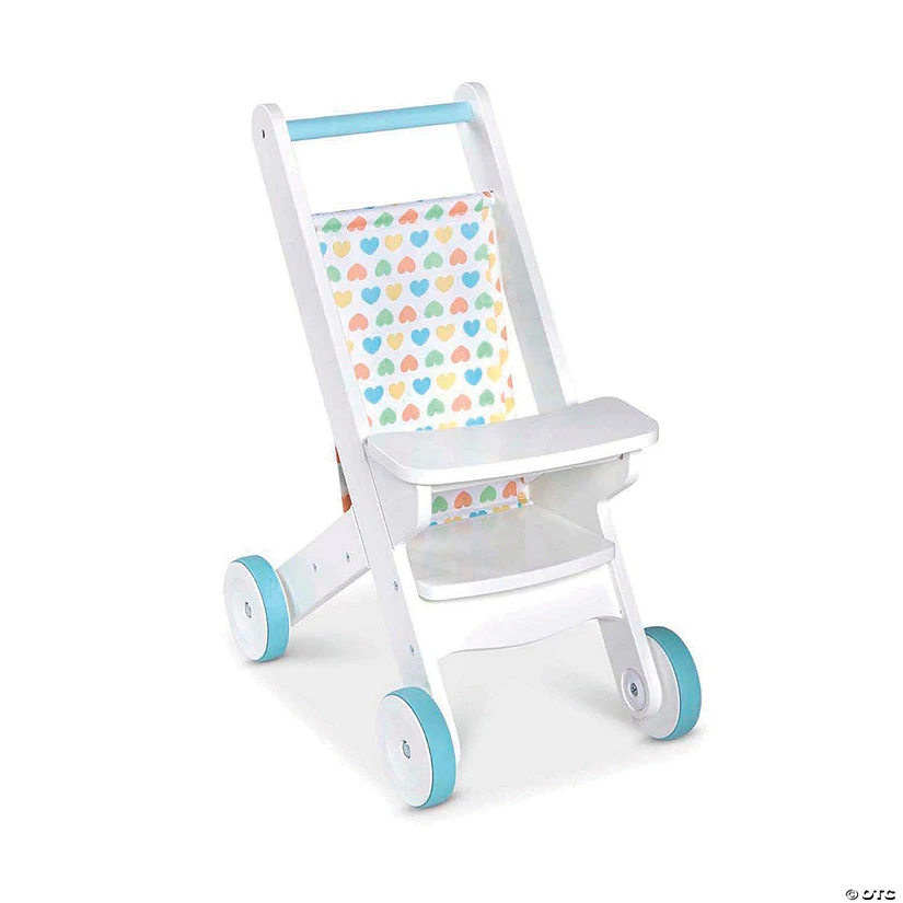 MW Melissa & Doug Mine To Love Wooden Play Stroller 1 MW Melissa & Doug Mine To Love Wooden Play Stroller