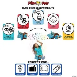 MW Pillow Pet - Blue Dinosaur Sleeptime Lite -Award Winners Shop pillow pet blue dinosaur sleeptime lite14166812 a05