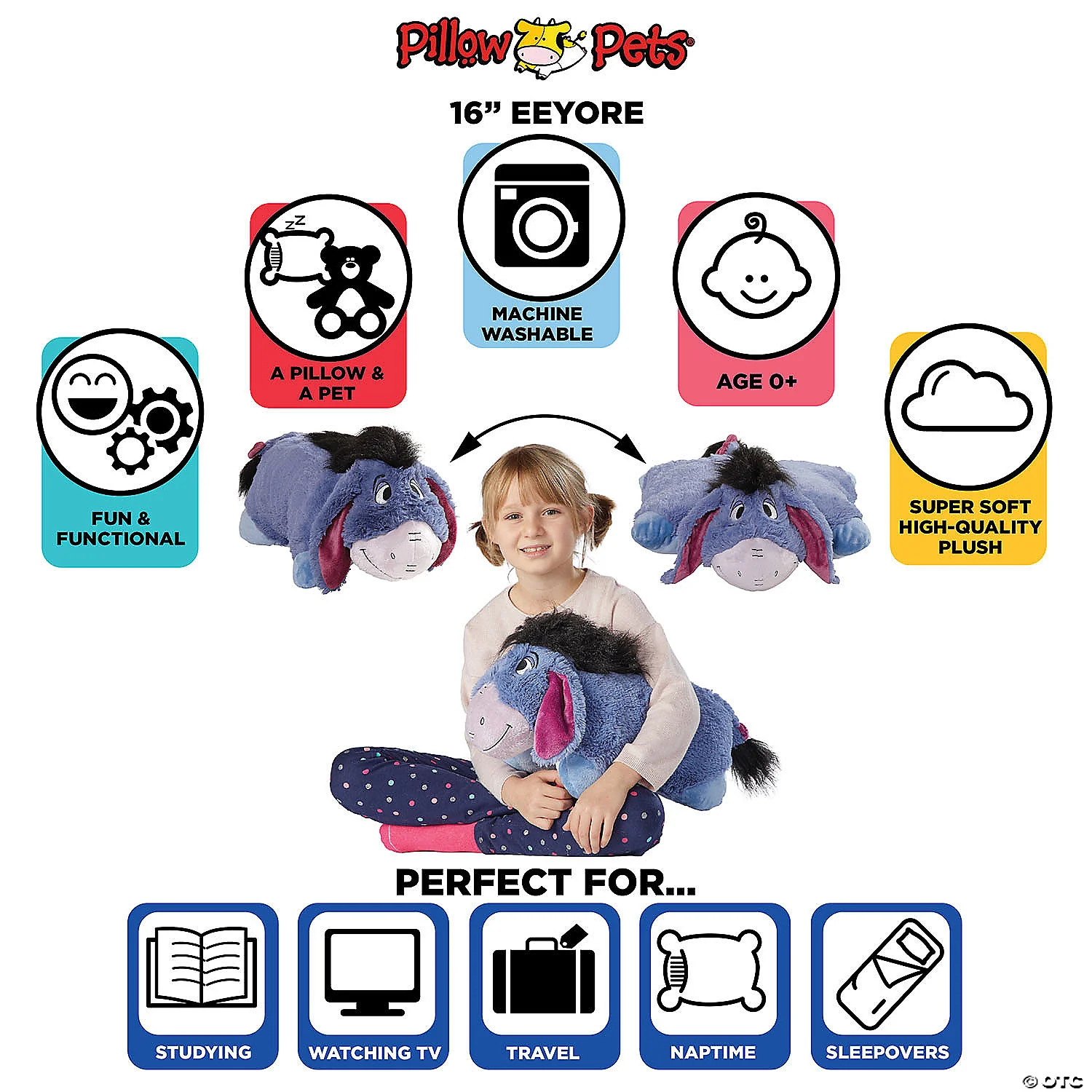 MW Pillow Pet - Eeyore 5 MW Pillow Pet - Eeyore - Image 5