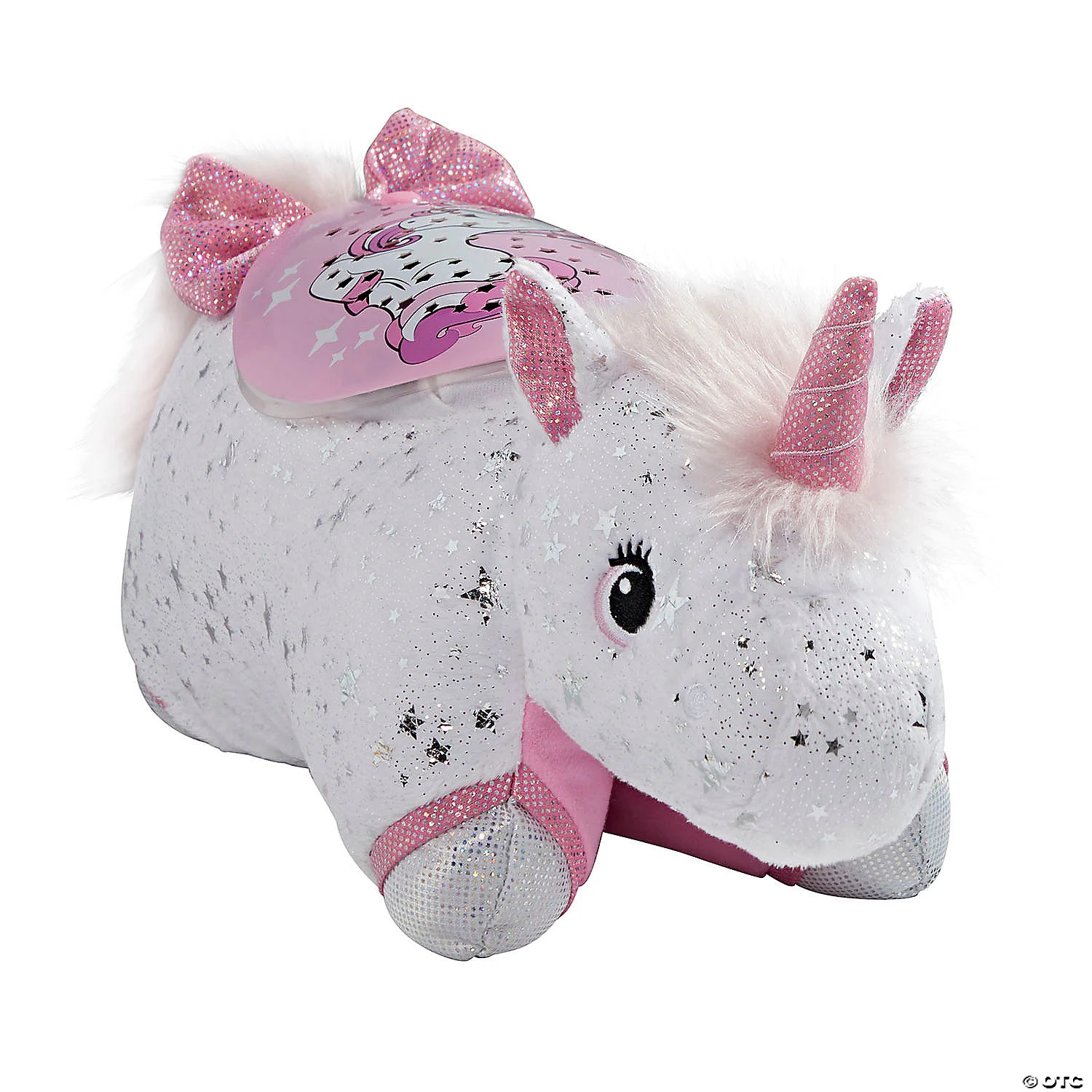 MW Pillow Pet - Glittery Unicorn Sleeptime Lite 2 MW Pillow Pet - Glittery Unicorn Sleeptime Lite - Image 2