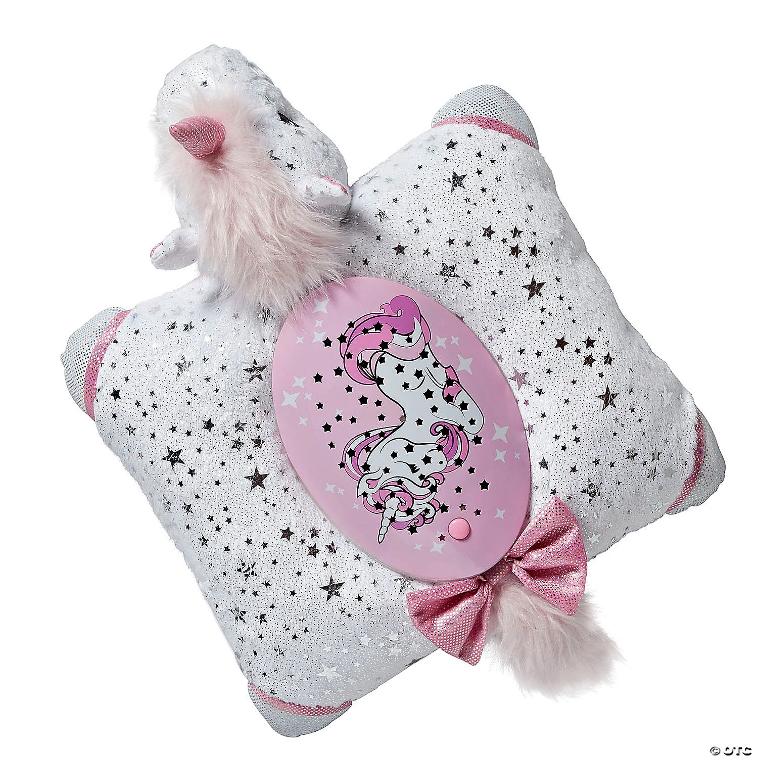 MW Pillow Pet - Glittery Unicorn Sleeptime Lite 3 MW Pillow Pet - Glittery Unicorn Sleeptime Lite - Image 3