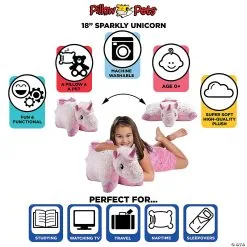 MW Pillow Pet - Sparkly Pink Unicorn -Award Winners Shop pillow pet sparkly pink unicorn14166805 a03