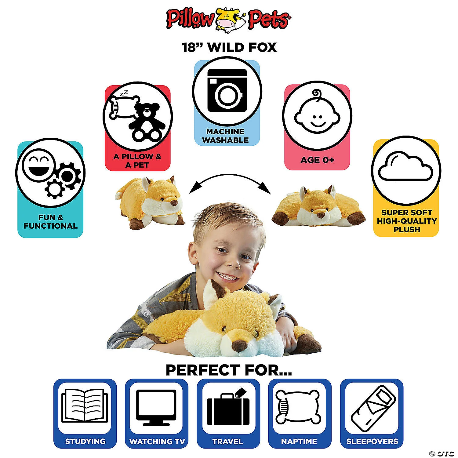 MW Pillow Pet - Wild Fox 4 MW Pillow Pet - Wild Fox - Image 4