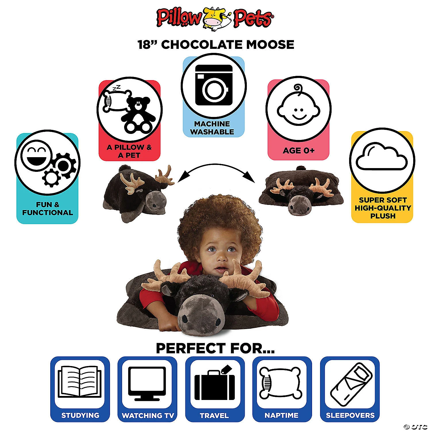 MW Pillow Pet - Wild Moose 5 MW Pillow Pet - Wild Moose - Image 5