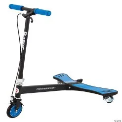 MW Razor Powerwing Caster Scooter: Blue