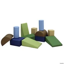 MW SoftScape Toddler Builder Block Set, 12-Piece - Earthtone