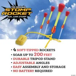 MW The Original Stomp Rocket Ultra Launcher: 4 Rockets -Award Winners Shop the original stomp rocket ultra launcher 4 rockets14174682 a02
