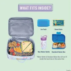 MW Wildkin - Butterfly Garden Blue Lunch Box -Award Winners Shop wildkin butterfly garden blue lunch box14110597 a02