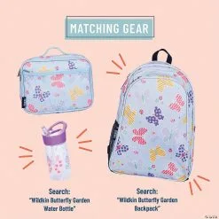 MW Wildkin - Butterfly Garden Blue Lunch Box -Award Winners Shop wildkin butterfly garden blue lunch box14110597 a03