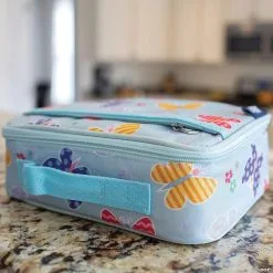 MW Wildkin - Butterfly Garden Blue Lunch Box -Award Winners Shop wildkin butterfly garden blue lunch box14110597 a05