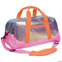 MW Wildkin Orange Shimmer Overnight Duffel Bag