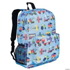 MW Wildkin: Trains, Planes & Trucks 16 Inch Backpack