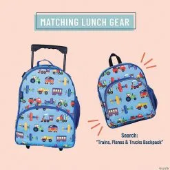 MW Wildkin: Trains, Planes & Trucks Rolling Luggage -Award Winners Shop wildkin trains planes and trucks rolling luggage14110775 a02