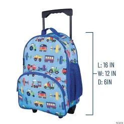 MW Wildkin: Trains, Planes & Trucks Rolling Luggage -Award Winners Shop wildkin trains planes and trucks rolling luggage14110775 a03