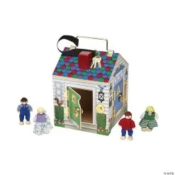 MW Wooden Doorbell House Activity