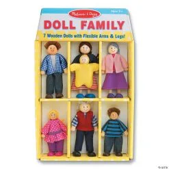 MW Wooden Family Doll Set