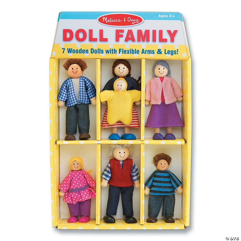 MW Wooden Family Doll Set 1 MW Wooden Family Doll Set