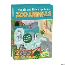 MW Zoo Animal Puzzle & Match Up Game